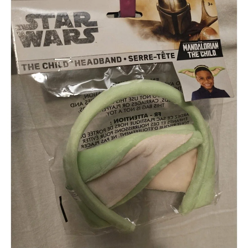 Star Wars Mandalorian Baby Yoda The Child Kids Ears Headband Costume Playtime